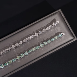 7.5 Inch 5 MM Moissanite VVS Diamond Tennis Bracelet 925 Sterling <b>Silver</b> Custom Hip Hop Jewelry for <b>Men</b> and Women - Product Image 3