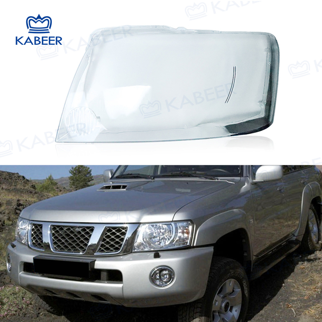 Kabeer Car Headlight System  for Nissan Patrol 2010  Headlamp Lens Cover