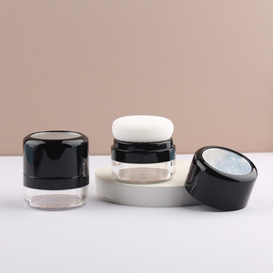 Mini tête de champignon Portable Blush brosse réglage boîte de poudre poudre de miel <span class=keywords><strong>et</strong></span> poudre moelleuse maquillage boîte de portionnement - Product Image 1
