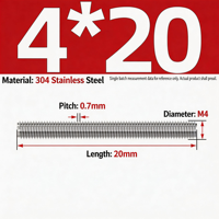Modern Waterproof Rust Proof Fully Threaded Rod High Performance Stainless Steel Headless Bolt for Equipment Manufacturing