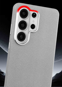 เคสแม่เหล็กแบบทอเทคโนโลยีหรูหราสำหรับ Samsung S26 S23 S24 S25 Ultra รองรับการชาร์จไร้สาย พร้อมกรอบโลหะป้องกันกล้อง กันกระแทก - Product Image 6