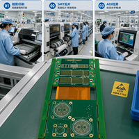 Carte de circuit imprimé Rogers sur mesure avec blindage RF/EMI, épaisseur 1,6 mm, finition de surface ENIG, fabricant ODM/OEM du Guangdong