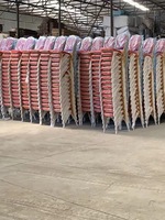 Chaises de banquet modernes empilables en aluminium pour salles commerciales, hôtels, mariages et fêtes – Vente en gros à prix d'usine