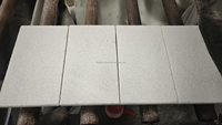 Carreaux de patio de jardin en marbre blanc Guangxi sur mesure finition antidérapante sablée pour la décoration extérieure tailles pures naturelles