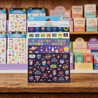 Feuille d'autocollants en papier adhésif personnalisée avec logo, découpée, écologique, recyclable, durable, forte adhérence, inscriptible, motif dessin animé mignon
