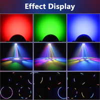 RZ Big Bee Eye 19PCs * 15W 4 en 1 RGBW LED de alta potencia DMX512 Focus Wash Zoom Luz de cabeza móvil con anillo de tira de LED RGB
