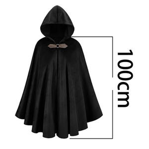 Capa con Capucha Renacentista de Navidad para Hombre - Disfraz de Carnaval de Poliéster para Actuaciones - Product Image 1