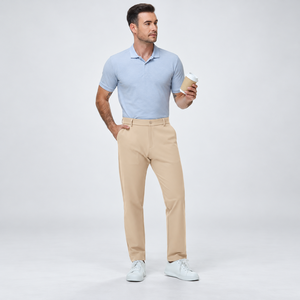 Pantaloni da Golf Personalizzati Resistenti alle Macchie, Slim Fit, Assorbenti e ad Asciugatura Rapida con Elastico in Vita - Product Image 3
