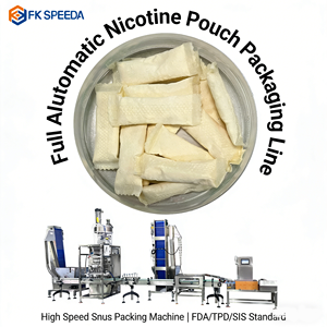 Línea de Llenado y Sellado de Snus Estándar SIS de Suecia, Dinamarca, Máquina de Empaquetado de Bolsitas de Nicotina, Máquina de Empaquetado de Snus de Suecia - Product Image 1
