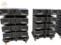 LA SOUNDX K210W Speaker Line Array 3-Way Dual 10 Inch 144dB SPL Maksimum 120 °   Cakupan Penutupan untuk Audio Profesional Tur Konser