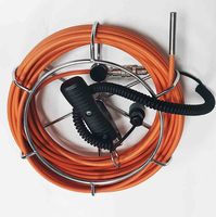 Caméra d'inspection de forage endoscopique 10 pouces 4K 8MM avec câble poussoir 20M