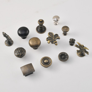 Furniture Handle And <b>Knob</b> Zinc Alloy Chinese Style Novelty Shape Drawer Cabinet <b>Door</b> Single Hole Durable Plating - Product Image 3