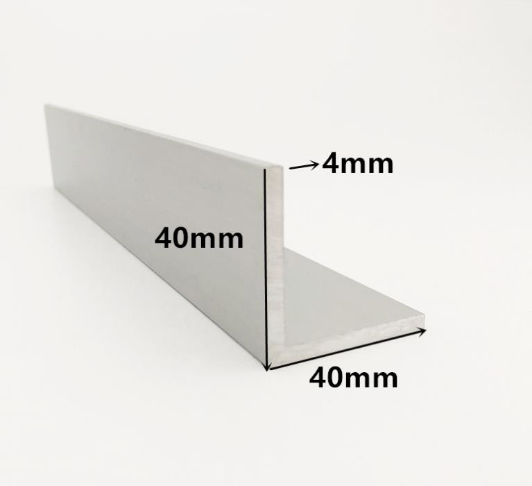 Angle aluminum equal side aluminum alloy profile 40x40x4 mm triangle edging strip L-shaped aluminum trim angle