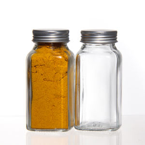 Frasco de Vidrio Cuadrado de 120 ml para Condimentos y Especias, Frasco para Pimienta en Polvo con Orificio, Frascos para Especias de Cocina - Product Image 5