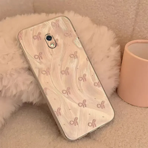 เคสโทรศัพท์ IMD ลายจุดหรูหรา น่ารัก ปรับแต่งได้ พร้อมโบว์ผ้าทูลล์ เหมาะสำหรับ Xiaomi และ Samsung - Product Image 2