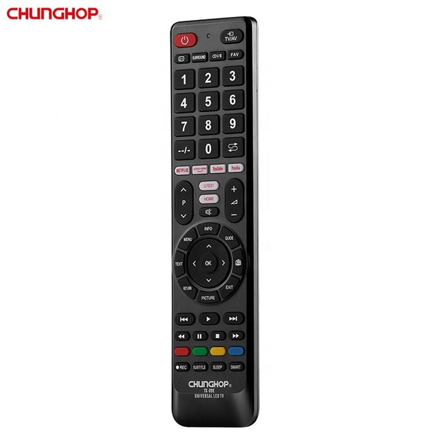 Chunghop New Remote Control Tv netflix TX-09E Smart Tv 4K Remote Led Lcd Universal Remote Control