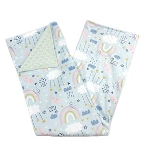 Bán Buôn Động Vật Dễ Thương In Kỹ Thuật Số Thiết Kế <span class=keywords><strong>Polyester</strong></span> Minky Bé Chăn - Product Image 2