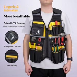 Chaleco Portaherramientas SIKE para Tácticas Funcionales de Protección, Chaleco Portaherramientas de Tela Oxford Impermeable Reforzado y Resistente al Desgaste de Acceso Rápido - Product Image 6