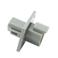 Connecteur automobile gris à 3 broches mâle avec bride DT, conception étanche, modèle DT04-3P-L012