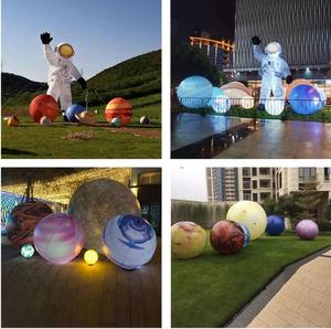 2m/3m/4m/5m Neuf Planètes Led Éclairage gonflable Mars globe ballon gonflable planète ballon pour publicité événement décoration - Product Image 6