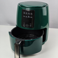 Friteuse à air numérique 1500W, 6,5 L de capacité, panier unique rond moderne pour usage domestique