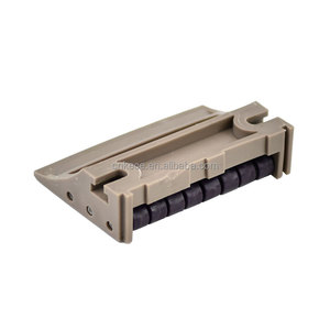 Rullo a lamelle per trasporto, trasmissione, modulare, in nylon, con piastre di trasferimento e ponti in plastica per nastri trasportatori industriali - Product Image 4