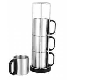 Modern <b>Double</b>-<b>walled</b> Vacuum Insulated Stainless Steel Travel Mug Coffee Cup Portable Outdoor Camping Water Bottle Stainless - Product Image 3