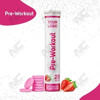 Comprimés effervescents pré-entraînement personnalisés de qualité supérieure pour adultes, supplément de santé en gros, Bêta-alanine, Citrulline