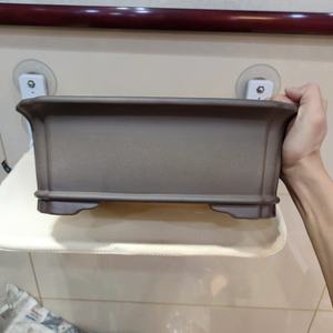 Прямоугольный горшок для бонсай в старинном стиле Yixing с двойным углом вытягивания - Product Image 2