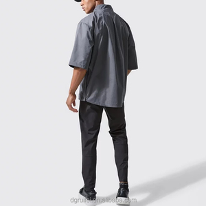 High Quality <strong>Waterproof</strong> Custom Silk Printing Polyester Windbreaker Oversized <strong>Short</strong> <strong>Sleeve</strong> Quarter Zipper Hiking <strong>Golf</strong> <strong>Jacket</strong> Men - Product Image 6