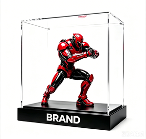 Vitrina de Acrílico Transparente Personalizada de Fábrica XFL, Caja de Almacenamiento Transparente Premium para Figuras Coleccionables de Anime - Product Image 3