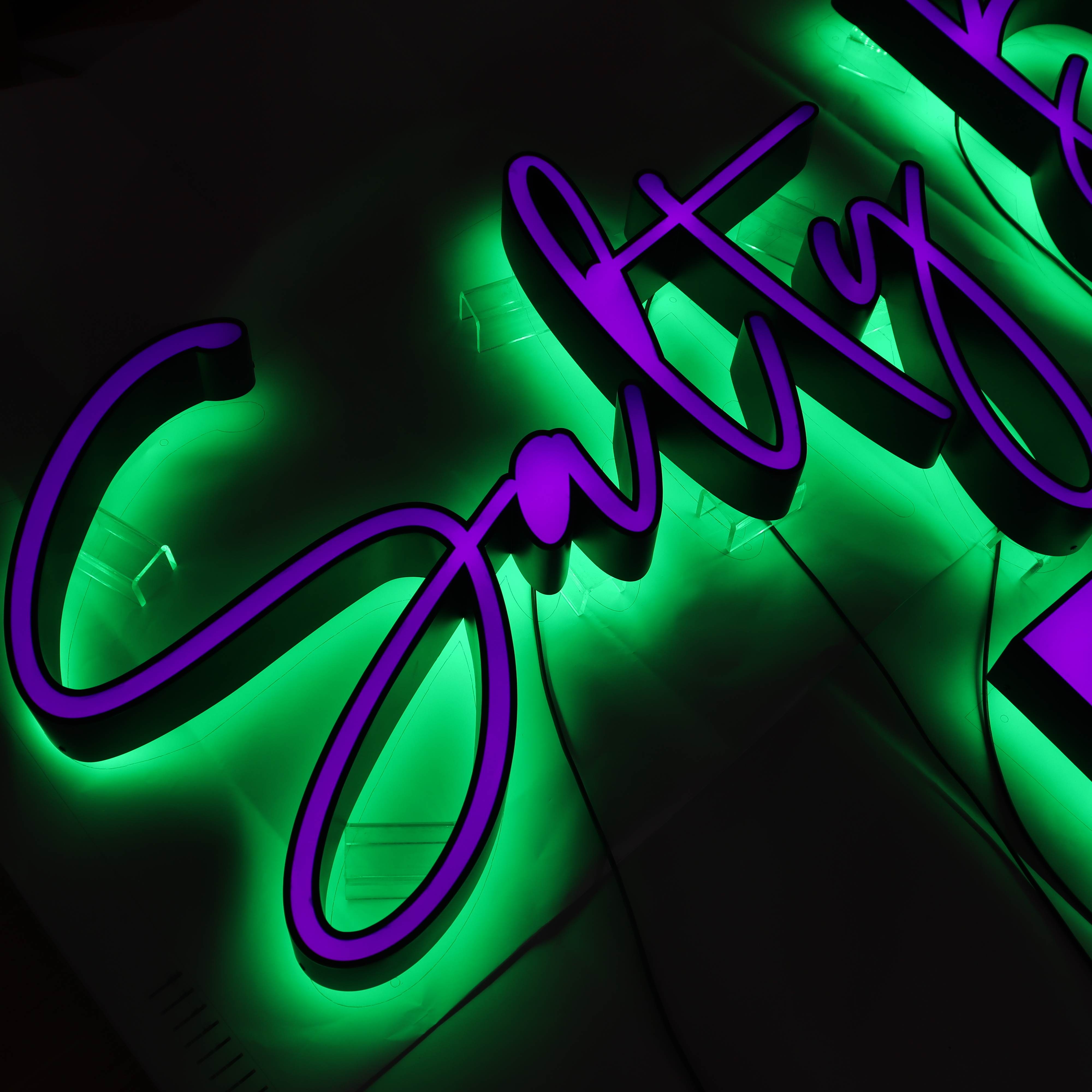 Высококачественные светящиеся светодиодные вывески на заказ, светодиодные вывески с подсветкой спереди, вывески для магазина букв, 3d светодиодные доски с именем для магазина