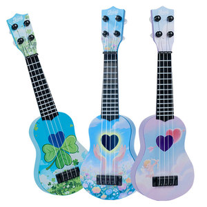 Wholesale Children Guitar Lightweight High Quality Sound Perfect Mini Guitar Music Toy 4 <b>Strings</b> Guitar Musical <b>Instrument</b> Toy - Product Image 1