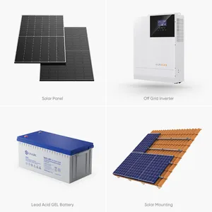 House Complete Solar System 3Kw 5Kw 10Kw 15Kw Lipower Off Grid Solar Energy Storage Power System