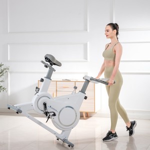Bicicleta Estática Magnética Portátil con Resistencia Ajustable, Marco de Acero Compacto, Sistema Silencioso, Equipo de Ejercicio Cardiovascular para el Hogar - Product Image 5
