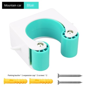 Fibbia per portabiciclette con fibbia per montaggio a parete portatile espositore per ciclismo Mountain Road Bike Indoor Vertical Bike Storage - Product Image 6