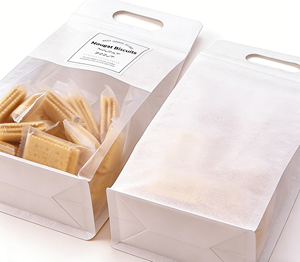 Bolsas de Embalaje Reutilizables con Diseño de Copo de Nieve para Galletas, Nougat, Dulces, Papas Fritas, Azúcar y Gelatina - Product Image 2