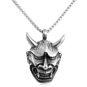 Colgante de Cuerno de Toro de Acero Inoxidable, Collar Unisex con Diseño Animal, Estilo Punk Retro 231007 - Product Image 5