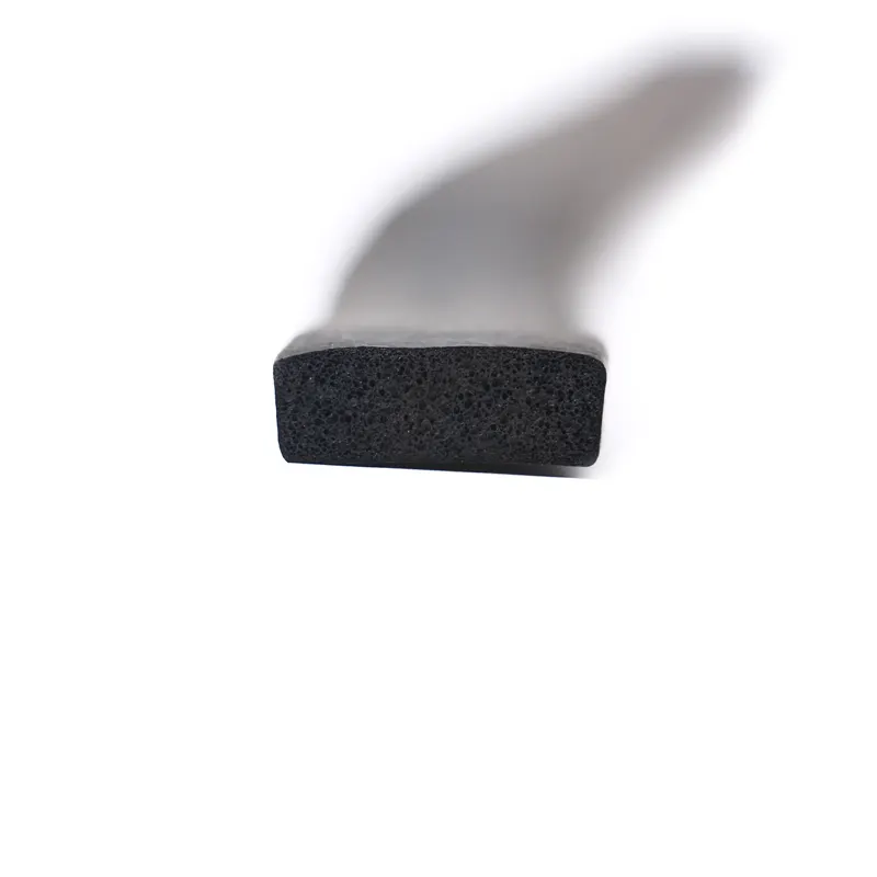 Yüksek kaliteli siyah esnek düz kauçuk levha sızdırmazlık/düz lastik conta/EPDM düz kauçuk conta şerit