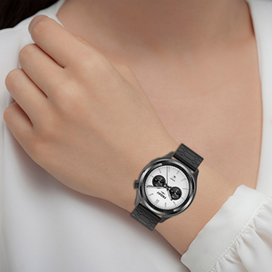 Forwelleny 22mm armadura AP de cinco cuentas silicona magnética <span class=keywords><strong>correa</strong></span> de dos tonos para <span class=keywords><strong>Huawei</strong></span> GT6/Xiao <span class=keywords><strong>Watch</strong></span> S4 pulsera Correas - Product Image 4