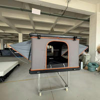 Carpa de Techo Personalizada 4x4, Diseño Plegable Práctico, Gran Espacio, Carpa de Techo Rígida de Aluminio de Apertura Rápida