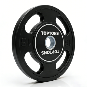 TOPTONS – Plaques de poids en <span class=keywords><strong>caoutchouc</strong></span> pour haltères, équipement de fitness pour l'entraînement, 2,5 kg, 5 kg, 10 kg, 15 kg, 20 kg, 25 kg – Vente en gros - Product Image 2