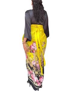 طقم نسائي من قطعتين موديل 2023 الأكثر مبيعًا، فستان مطبوع بأكمام طويلة وبتصميم ضمادة - Product Image 3