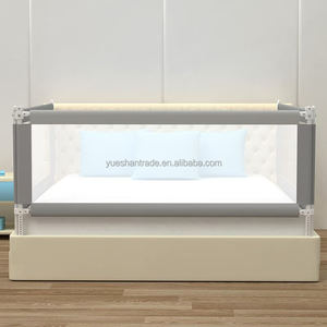Nouvelle vente chaude : Ensemble de barrière de sécurité pour bébé, protection de lit, petit lit, barrière de lit pour enfants, tissu et métal multifonction - Product Image 2