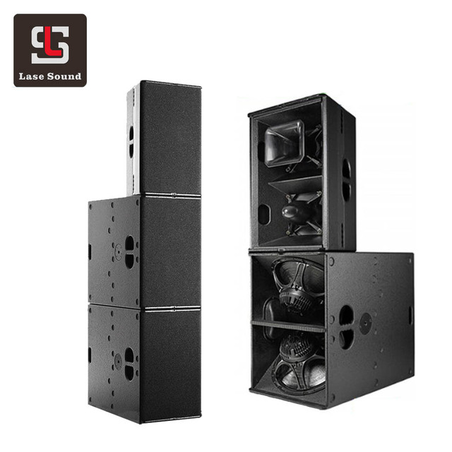 Hot Selling Lase Professional Audio 1200W Wood Subwoofer Sound System with Dual 15-Inch Speakers for Stage Performance