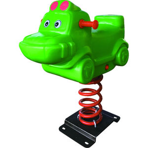 Colorido estilo Animal Niños primavera jinete paseo Plástico jinete juguetes balancín caballo - Product Image 6