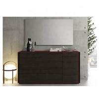 Ensemble de chambre à coucher en mélamine à prix avantageux, taille king, meubles modernes pour chambre à coucher