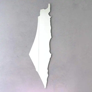Bán Buôn Thiết Kế Độc Đáo 30*90Cm Gương Acrylic Không Thể Phá Vỡ Dài Tường Gương Palestine Bản Đồ Với Độ Bám Dính Bền - Product Image 4