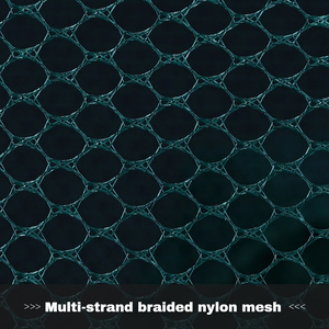 Nasse à poissons robuste pliable en nylon avec <span class=keywords><strong>filet</strong></span>, 4 à 24 trous, cage à crevettes automatique avec sacs à appâts, équipement <span class=keywords><strong>de</strong></span> <span class=keywords><strong>pêche</strong></span> - Product Image 5