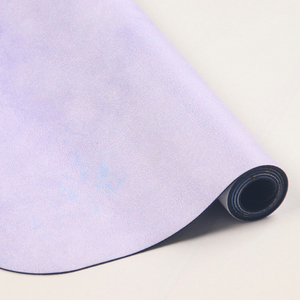 Nuevas llegadas: Colchoneta de yoga y pilates plegable de gamuza y caucho antideslizante ecológica con bolsa de transporte, venta al por mayor personalizada - Product Image 3